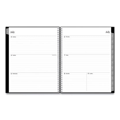 Enterprise Academic Weekly/monthly Planner, 11 X 8.5, Black Cover, 12-month (july To June): 2025 To 2026
