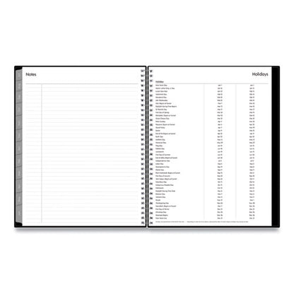 Enterprise Academic Weekly/monthly Planner, 11 X 8.5, Black Cover, 12-month (july To June): 2025 To 2026