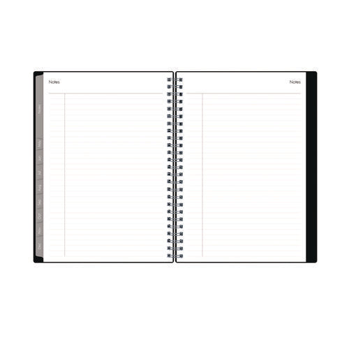 Enterprise Weekly/monthly Notes Planner, 8.63" X 5.88", Black Cover, 12-month (jan To Dec): 2026