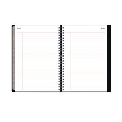 Enterprise Weekly/monthly Notes Planner, 8.63" X 5.88", Black Cover, 12-month (jan To Dec): 2026
