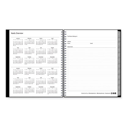 Enterprise Monthly Planner, 10 X 8, Black Cover, 12-month (jan To Dec): 2026