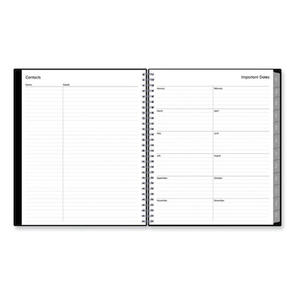Enterprise Monthly Planner, 10 X 8, Black Cover, 12-month (jan To Dec): 2026