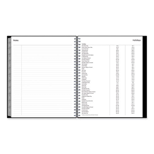 Enterprise Monthly Planner, 10 X 8, Black Cover, 12-month (jan To Dec): 2026