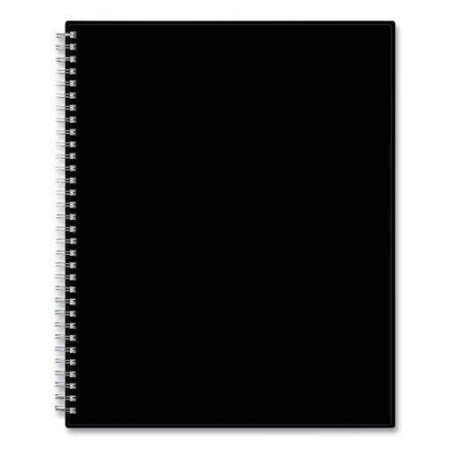 Teacher's Solid Black Weekly/monthly Lesson Planner, 9 Classes, 11 X 8.5 Sheets, 12-month (july To June), 2025 To 2026