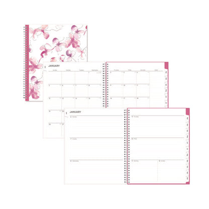 Breast Cancer Awareness Create-your-own Cover Weekly/monthly Planner, Orchids Artwork, 11 X 8.5, 12-month (jan To Dec): 2026