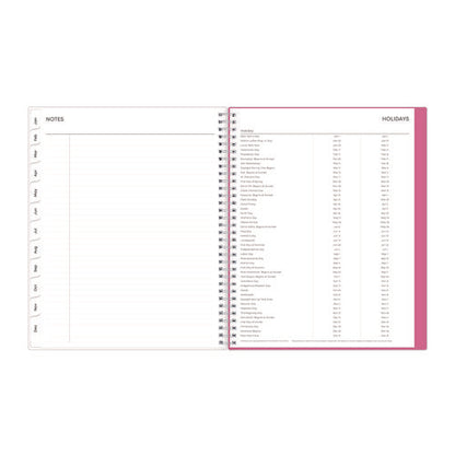 Breast Cancer Awareness Create-your-own Cover Weekly/monthly Planner, Orchids Artwork, 11 X 8.5, 12-month (jan To Dec): 2026