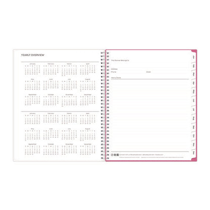 Breast Cancer Awareness Create-your-own Cover Weekly/monthly Planner, Orchids Artwork, 11 X 8.5, 12-month (jan To Dec): 2026