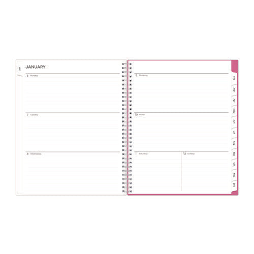 Breast Cancer Awareness Create-your-own Cover Weekly/monthly Planner, Orchids Artwork, 11 X 8.5, 12-month (jan To Dec): 2026