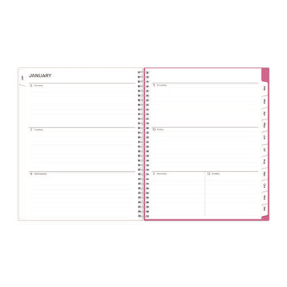 Breast Cancer Awareness Create-your-own Cover Weekly/monthly Planner, Orchids Artwork, 11 X 8.5, 12-month (jan To Dec): 2026