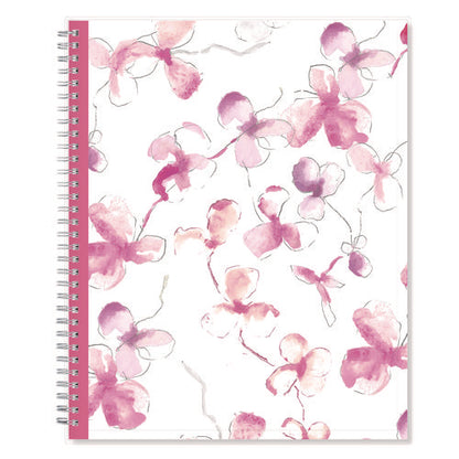 Breast Cancer Awareness Create-your-own Cover Weekly/monthly Planner, Orchids Artwork, 11 X 8.5, 12-month (jan To Dec): 2026