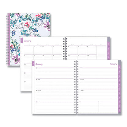 Laila Create-your-own Cover Weekly/monthly Planner, Wildflower Artwork, 11 X 8.5, Purple/blue/pink, 12-month (jan-dec): 2026