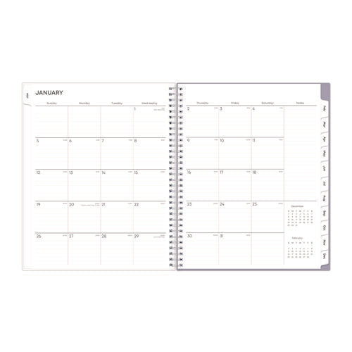 Laila Create-your-own Cover Weekly/monthly Planner, Wildflower Artwork, 11 X 8.5, Purple/blue/pink, 12-month (jan-dec): 2026