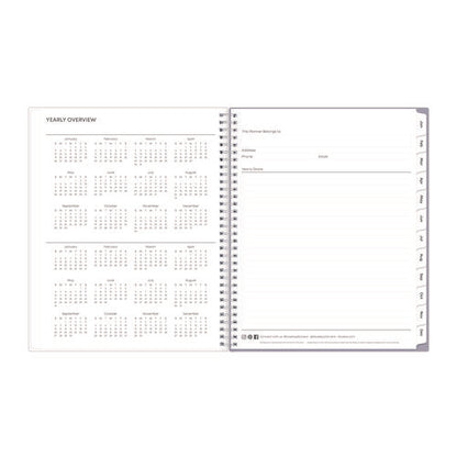 Laila Create-your-own Cover Weekly/monthly Planner, Wildflower Artwork, 11 X 8.5, Purple/blue/pink, 12-month (jan-dec): 2026