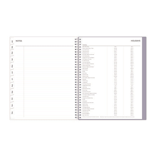 Laila Create-your-own Cover Weekly/monthly Planner, Wildflower Artwork, 11 X 8.5, Purple/blue/pink, 12-month (jan-dec): 2026