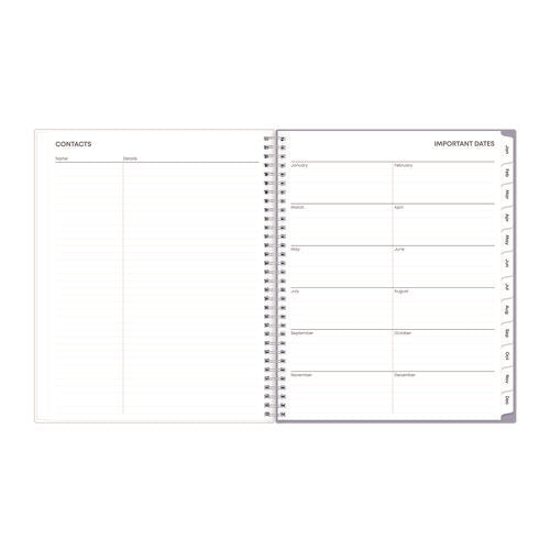 Laila Create-your-own Cover Weekly/monthly Planner, Wildflower Artwork, 11 X 8.5, Purple/blue/pink, 12-month (jan-dec): 2026