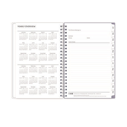 Laila Create-your-own Cover Weekly/monthly Planner, Wildflower Artwork, 8 X 5, Purple/blue/pink, 12-month (jan To Dec): 2026