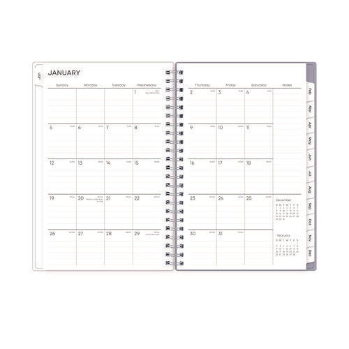 Laila Create-your-own Cover Weekly/monthly Planner, Wildflower Artwork, 8 X 5, Purple/blue/pink, 12-month (jan To Dec): 2026