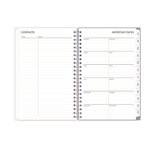 Laila Create-your-own Cover Weekly/monthly Planner, Wildflower Artwork, 8 X 5, Purple/blue/pink, 12-month (jan To Dec): 2026