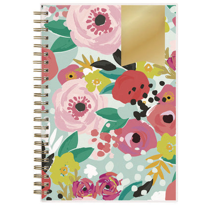 Day Designer "secret Garden Mint" Academic Year Weekly/monthly Notes Planner, 8 X 5, 12-month (july To June): 2025-2026