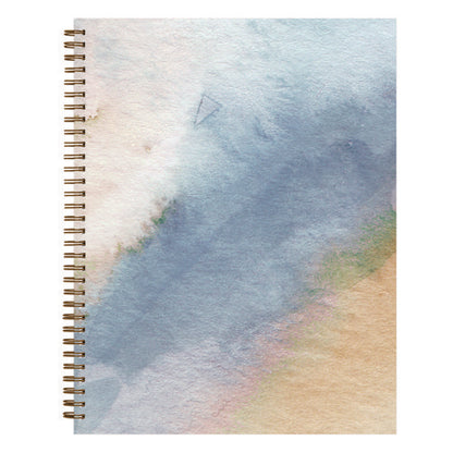One Tree Planted Andreo Weekly/monthly Planner, Abstract Artwork, 11" X 8.5", Blue/sand/green Cover, 12-month (jan-dec): 2026