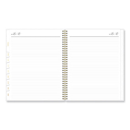Life Note-it Leah Weekly/monthly Notes Planner, Floral Artwork, 11 X 8.5, Gray/pink/white Cover, 12-month (jan To Dec): 2026