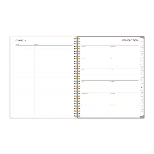 Sophie Frosted Weekly/monthly Planner, Floral Artwork, 11 X 8.5, Multicolor Cover, 12-month (jan To Dec): 2026