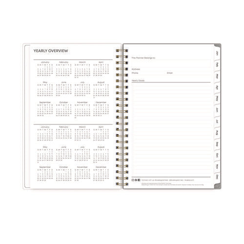 Sophie Frosted Weekly/monthly Planner, Floral Artwork, 8 X 5, Multicolor Cover, 12-month (jan To Dec): 2026
