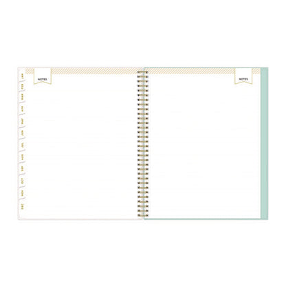 Day Designer Secret Garden Mint Frosted Weekly/monthly Planner, Floral Artwork, 11 X 8.5, 12-month (jan To Dec): 2026