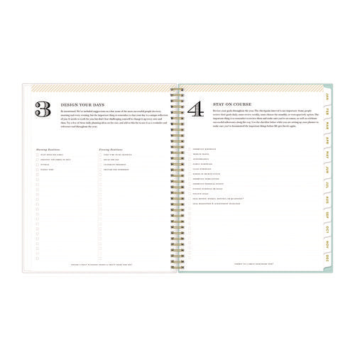 Day Designer Secret Garden Mint Frosted Weekly/monthly Planner, Floral Artwork, 11 X 8.5, 12-month (jan To Dec): 2026