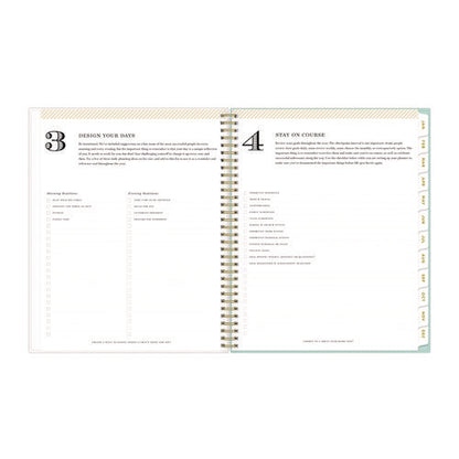 Day Designer Secret Garden Mint Frosted Weekly/monthly Planner, Floral Artwork, 11 X 8.5, 12-month (jan To Dec): 2026