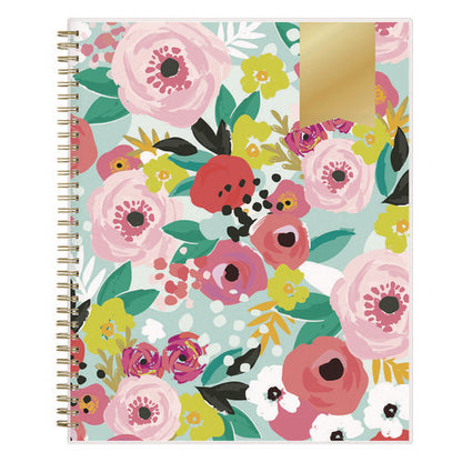 Day Designer Secret Garden Mint Frosted Weekly/monthly Planner, Floral Artwork, 11 X 8.5, 12-month (jan To Dec): 2026