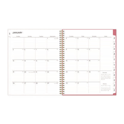 Fly By Frosted Weekly/monthly Planner, Butterflies Artwork, 11 X 8.5, Blush/pink Cover, 12-month (jan To Dec): 2026