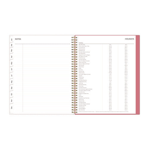 Fly By Frosted Weekly/monthly Planner, Butterflies Artwork, 11 X 8.5, Blush/pink Cover, 12-month (jan To Dec): 2026