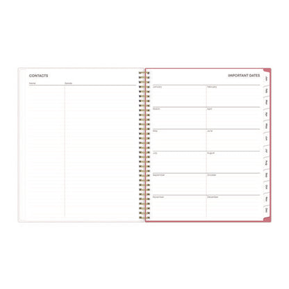 Fly By Frosted Weekly/monthly Planner, Butterflies Artwork, 11 X 8.5, Blush/pink Cover, 12-month (jan To Dec): 2026
