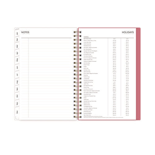 Fly By Frosted Weekly/monthly Planner, Butterflies Artwork, 8 X 5, Blush/pink Cover, 12-month (jan To Dec): 2026