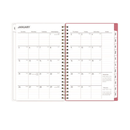 Fly By Frosted Weekly/monthly Planner, Butterflies Artwork, 8 X 5, Blush/pink Cover, 12-month (jan To Dec): 2026