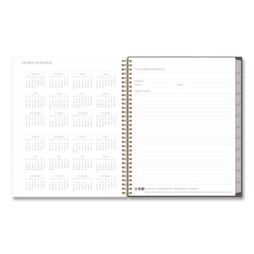 Kelly Ventura Midnight Garden Weekly/monthly Planner, Floral Artwork, 11 X 8.5, Multicolor Cover, 12-month (jan To Dec): 2026