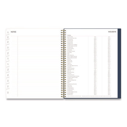 Ashlyn Weekly/monthly Planner, Floral Artwork, 11 X 8.5, Navy/multicolor Cover, 12-month (jan To Dec): 2026