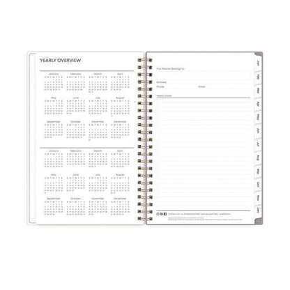 Tula Weekly/monthly Planner, Floral Artwork, 11" X 8.5", Purple/pink/white Cover, 12-month (jan To Dec): 2026