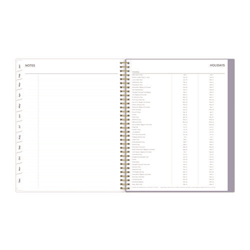Tula Weekly/monthly Planner, Floral Artwork, 11" X 8.5", Purple/pink/white Cover, 12-month (jan To Dec): 2026