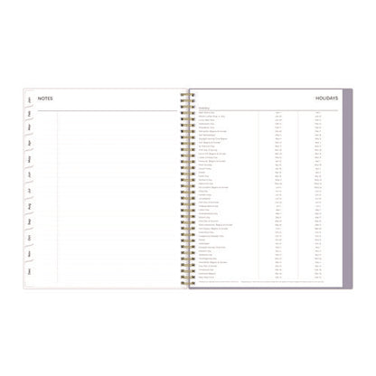 Tula Weekly/monthly Planner, Floral Artwork, 11" X 8.5", Purple/pink/white Cover, 12-month (jan To Dec): 2026