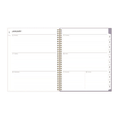 Tula Weekly/monthly Planner, Floral Artwork, 11" X 8.5", Purple/pink/white Cover, 12-month (jan To Dec): 2026