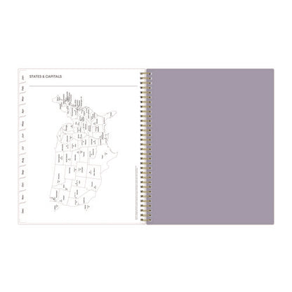 Tula Weekly/monthly Planner, Floral Artwork, 11" X 8.5", Purple/pink/white Cover, 12-month (jan To Dec): 2026