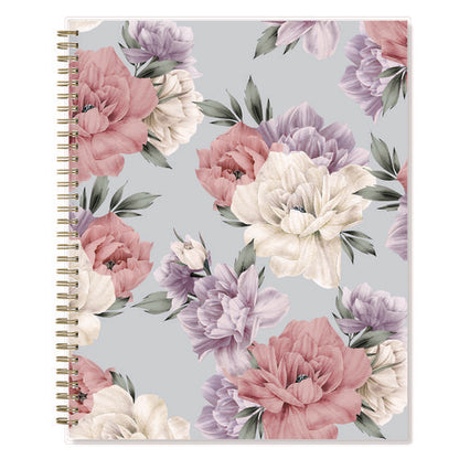 Tula Weekly/monthly Planner, Floral Artwork, 11" X 8.5", Purple/pink/white Cover, 12-month (jan To Dec): 2026