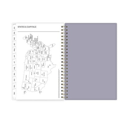 Tula Weekly/monthly Planner, Floral Artwork, 8" X 5", Purple/pink/white Cover, 12-month (jan To Dec): 2026
