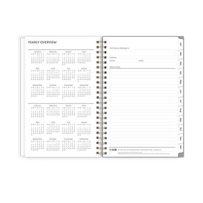 Tula Weekly/monthly Planner, Floral Artwork, 8" X 5", Purple/pink/white Cover, 12-month (jan To Dec): 2026