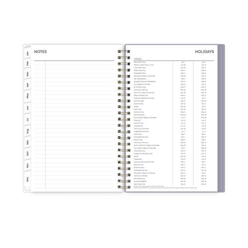 Tula Weekly/monthly Planner, Floral Artwork, 8" X 5", Purple/pink/white Cover, 12-month (jan To Dec): 2026