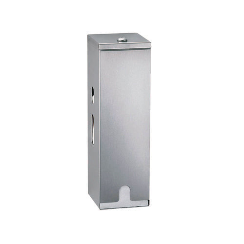 Toilet Tissue Dispenser For Single Roll, 6.5 X 4 X 1, Gray