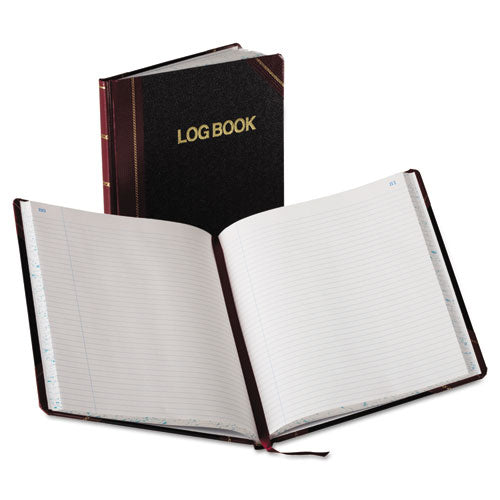 Log Book, List-management Format With Medium/college Ruling, Black/red Cover, (150) 10.13 X 7.78 Sheets