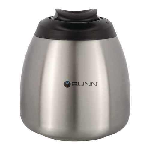 Thermal Carafe, 64 Oz, Stainless Steel/black